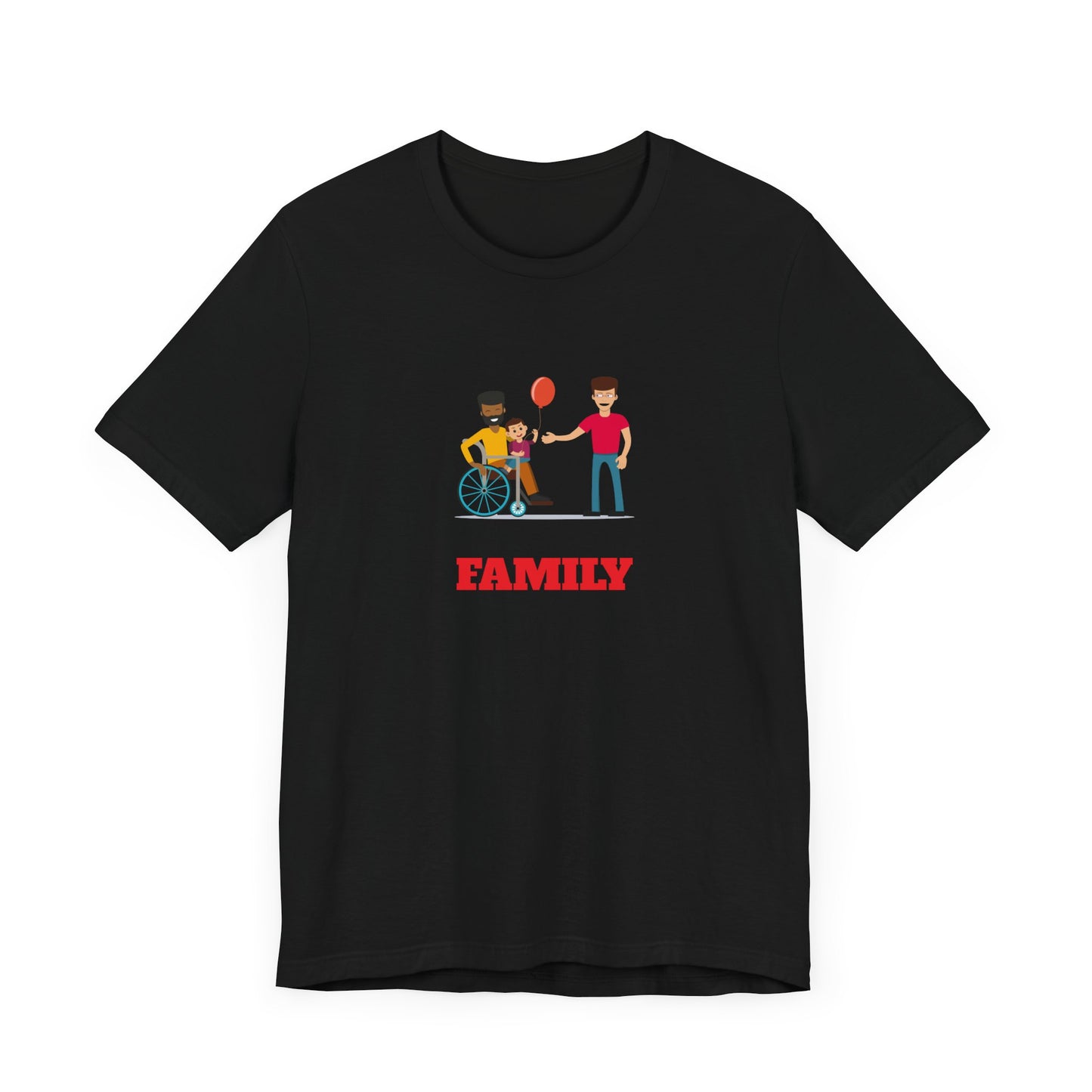 Gay Family (Red) Unisex Jersey Short Sleeve Tee