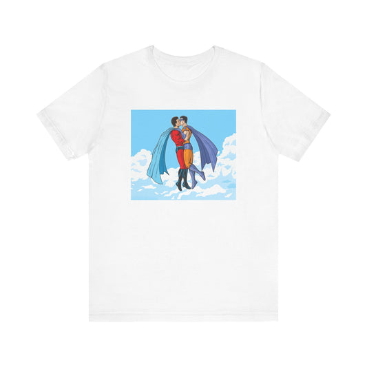 A Kiss in the Sky Unisex Jersey Short Sleeve Tee