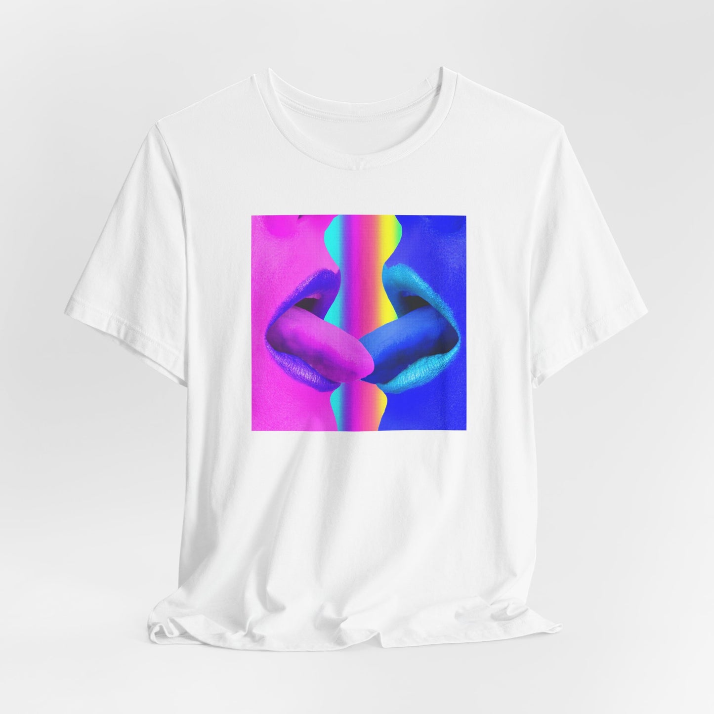 Neon Kiss Unisex Short Sleeve Tee