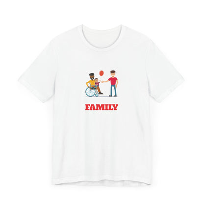 Gay Family (Red) Unisex Jersey Short Sleeve Tee