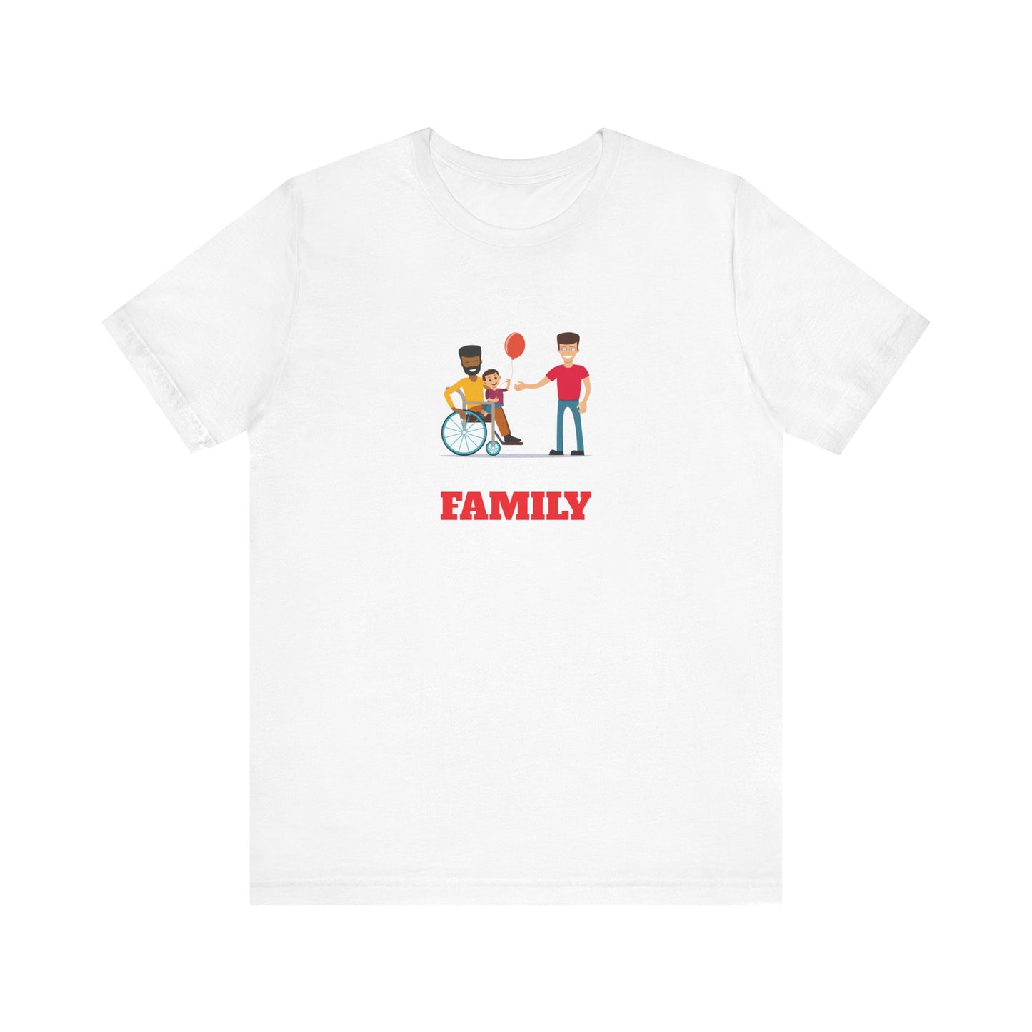 Gay Family (Red) Unisex Jersey Short Sleeve Tee