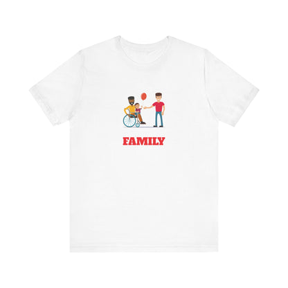 Gay Family (Red) Unisex Jersey Short Sleeve Tee