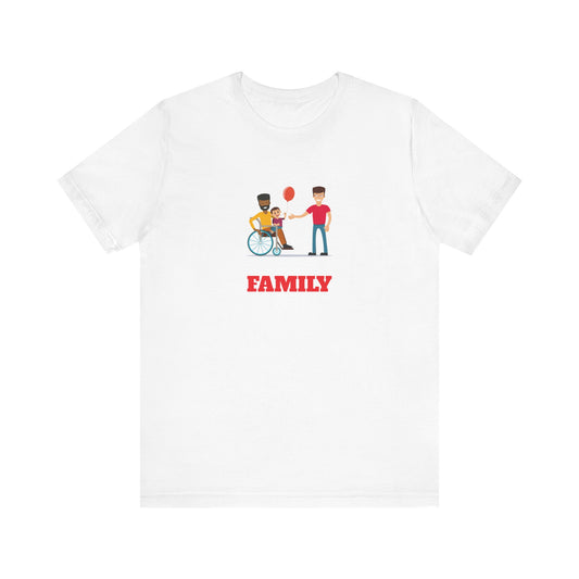 Gay Family (Red) Unisex Jersey Short Sleeve Tee