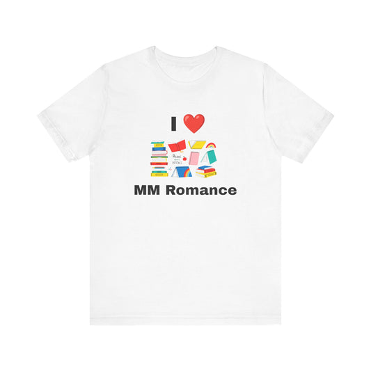 MM Romance Unisex Jersey Short Sleeve Tee (Sans serif)